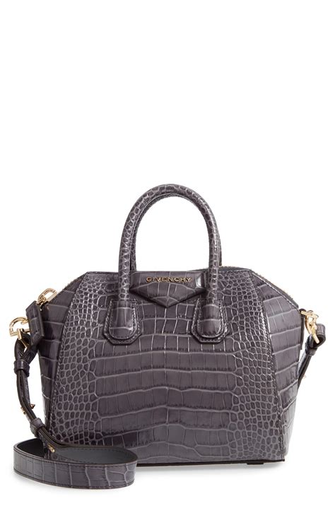 givenchy bag antigona mini|Givenchy mini antigona bag croc.